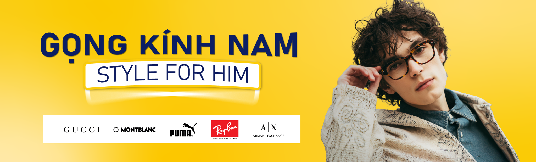 Gọng kính nam