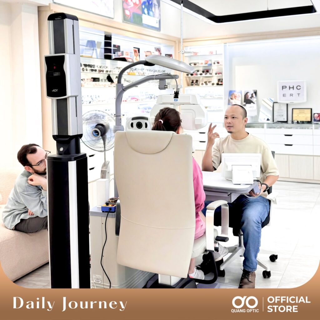 Dịch vụ chăm sóc mắt chuyên nghiệp tại Quang Optic