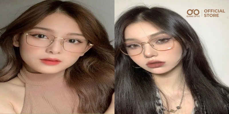 Tránh chọn kính khiến mặt bạn dài ra